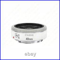 CANON EF 40mm f/2.8 STM Pancake Lens (BULK PACKAGE) White Color