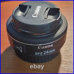 Canon EFS 24mm f/2.8 STM Lenes