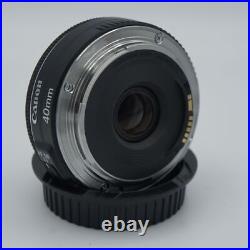 Canon EF 40mm f/2.8 STM Pancake Lens AF Good Condition From Japan