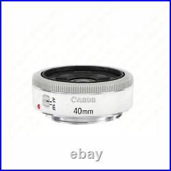 Canon EF 40mm f/2.8 STM Pancake Lens (Bulk Package) White