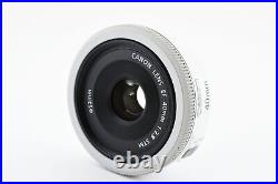 Canon EF 40mm f/2.8 STM Pancake Lens White From Japan Exc+++ #2119353A