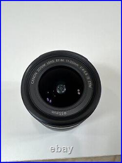 Canon EF-M 11-22mm f/4.0-5.6 STM IS Lens in GOOD CONDITION
