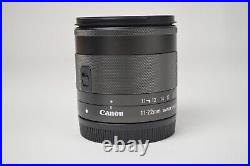 Canon EF-M 11-22mm f/4-5.6 IS STM Wide Angle Zoom Lens with Box Mint