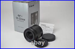 Canon EF-M 11-22mm f/4-5.6 IS STM Wide Angle Zoom Lens with Box Mint