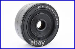 Canon EF-M 22mm F/2 STM AF Lens EOS EF-M Mount Black From Japan? Exc+5? No. 2081553