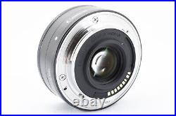 Canon EF-M 22mm F/2 STM AF Lens EOS EF-M Mount Black From Japan? Exc+5? No. 2081553