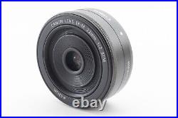 Canon EF-M 22mm F/2 STM AF Lens for EF-M Mount Black N Mint From Japan 2085968