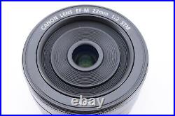 Canon EF-M 22mm F/2 STM AF Lens for EOS M Mount Excellent+5 From JAPAN #1570