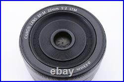 Canon EF-M 22mm F/2 STM AF Lens for EOS M Mount Excellent+5 From JAPAN #1724