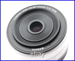 Canon EF-M 22mm F/2 STM Lens Silver For EOS M 120