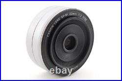 Canon EF-M 22mm F/2 STM Lens Silver For EOS M 120