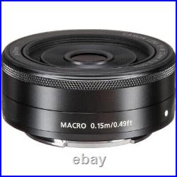 Canon EF-M 22mm f/2 STM Lens (Black) (Intl Model) Version anty