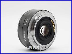 Canon EF-M 22mm f/2 STM Lens for EOS M EF-M Mount Near Mint #Z1112A