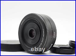 Canon EF-M 22mm f/2 STM Lens for EOS M EF-M Mount Near Mint #Z1251A