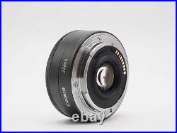 Canon EF-M 22mm f/2 STM Lens for EOS M EF-M Mount Near Mint #Z1251A