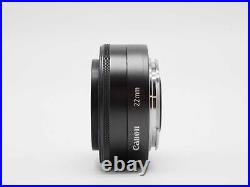 Canon EF-M 22mm f/2 STM Lens for EOS M EF-M Mount Near Mint #Z791A