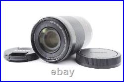 Canon EF-M 55-200mm f/4.5-6.3 IS STM Lens Black withFront and rear caps Near Mint