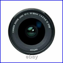 Canon EF-S 10-18mm f/4.5-5.6 IS STM Lens 9519B002 T3i T5i T6i T7i 60D 70D 80D