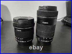 Canon EF-S 10-18mm f/4.5-5.6 IS STM and 55-250mm F4-5.6 IS STM Lenses