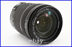 Canon EF-S 18-135mm f/3.5-5.6 IS STM Lens withHood+Case Excellent++ from Japan