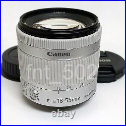 Canon EF-S 18-55mm f/4-5.6 IS STM Lens, Sliver Bulk(White Box)