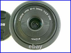 Canon EF-S 24mm f/2.8 STM Lens T3 T5 T6 T7 T3i 50D 60D 70D 80D T6s T6i T5i