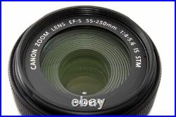 Canon EF-S 55-250mm F/4-5.6 IS STM Lens Exc From Japan 285