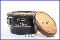 Canon EF-S STM 24mm f/2.8 PRIME lens for Digital EOS Rebel T8 T7 T6 80D 70D 90D