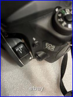 Canon EOS 70D 20.2 MP DSLR Camera Kit with 24mm 2.8 STM Lens 64GB 10k SC