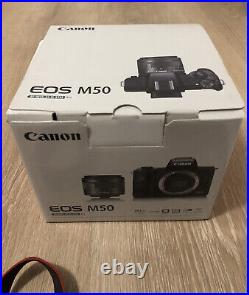 Canon EOS M50 24.1MP Mirrorless Camera Black Kit with 15-45mm STM Lens Tested