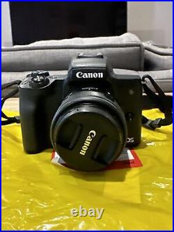 Canon EOS M50 Mirrorless Camera Black (with 15-45mm STM Lens)