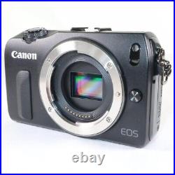 Canon EOS M Mirrorless Digital Camera with 18-55 F/3.5-5.6 STM Lens withCharger