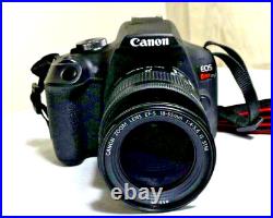 Canon EOS REBEL T7 24.1 MP DSLR Camera + Canon 18-55mm 4-56 IS STM Lens