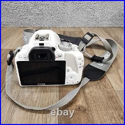 Canon EOS Rebel SL1 / EOS 100D 18.0MP Digital SLR Camera White with 18-55 STM Lens