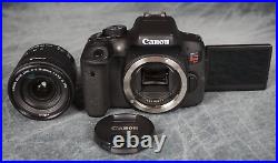 Canon EOS Rebel T6i 750D 24.2MP HD 1080p DSLR With 18-55mm IS STM Lens Tested FRSH