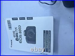 Canon EOS Rebel T7i 800D 18-55mm STM Lens DSLR Camera