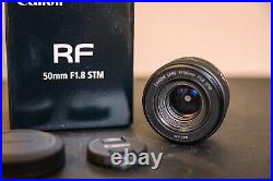 Canon RF 50 STM 50mm F/1.8 Lens for EOS R Cameras