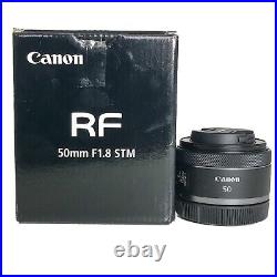 Canon RF 50mm F1.8 STM excellent condition includes caps and box