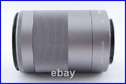 Canon Zoom Lens Silver EF-M 55-200mm F4.5-6.3 IS STM EOS M M2 M3 M5 M6 M100 JP