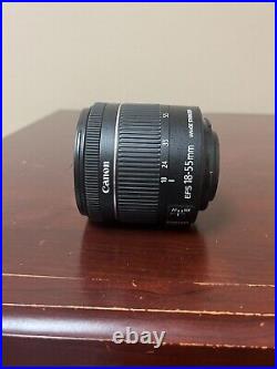 EF-S 18-55mm f/4-5.6 IS STM Slightly Used Maybe Five Times
