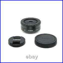 EXC+ Canon EF-M 22mm f/2 STM Wide Angle Prime Pancake Compact Lens