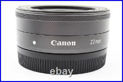 Exc Canon EF-M 22mm f/2 STM AF Lens for EOS M Mount 339