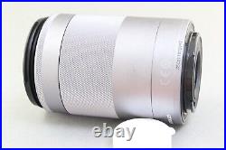 Excellent+ Canon EF-M 55-200mm F/4.5-6.3 IS STM lens silver from Japan