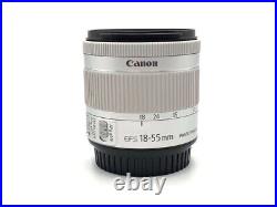 Excellent Canon Ef-S18-55Mm F4-5.6 Is Stm Silver Interchangeable Lens