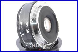 Mint Canon EF 40mm f/2.8 STM Lens Macro Pancake Lens Black From Japan