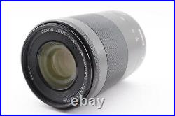 Mint Canon EF-M 55-200mm f/4.5-6.3 IS STM Lens Black with cap from Japan
