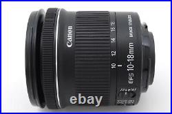 Mint? Canon EF-S 10-18mm F/4.5-5.6 IS STM Wide Angle Zoom Lens From JAPAN