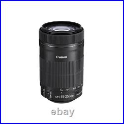 NEW Canon EF-S 55-250mm f/4.0-5.6 IS STM Zoom lens for canon cameras