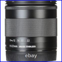 (Open Box) Canon EF-M 11-22mm f/4.0-5.6 IS STM Wide Angle Zoom Lens