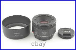 Top MINT with Hood Canon EF 50mm F/1.8 STM Standard EF Mount Lens From JAPAN